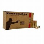 Defender Ammo Defender Ammunition FACTORY REMAN  .40 S&W 165 Grain Flat Nose *50 Round Box*