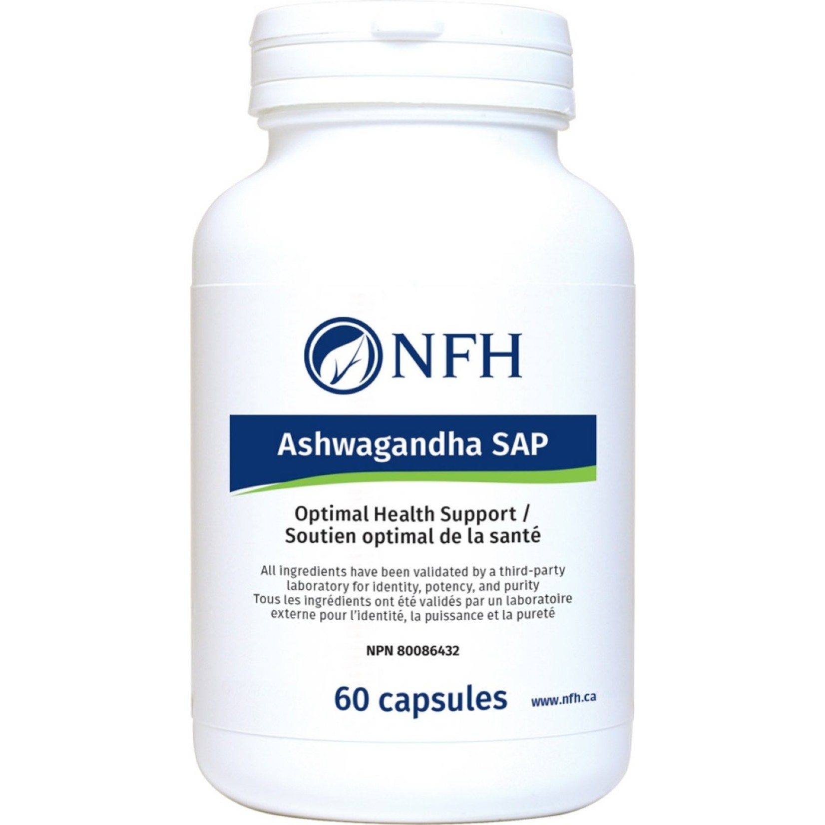 NFH NFH ASHWAGANDHA SAP 500MG 60 VEGICAPS