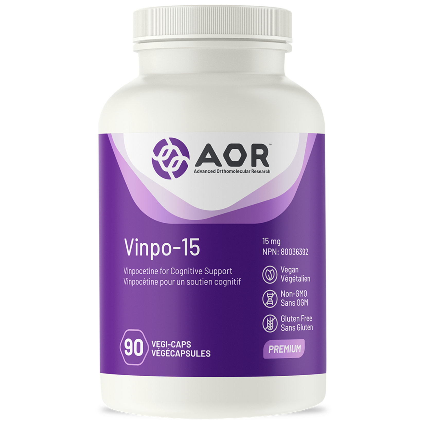 AOR AOR VINPO-15 15MG 90 VEGICAPS