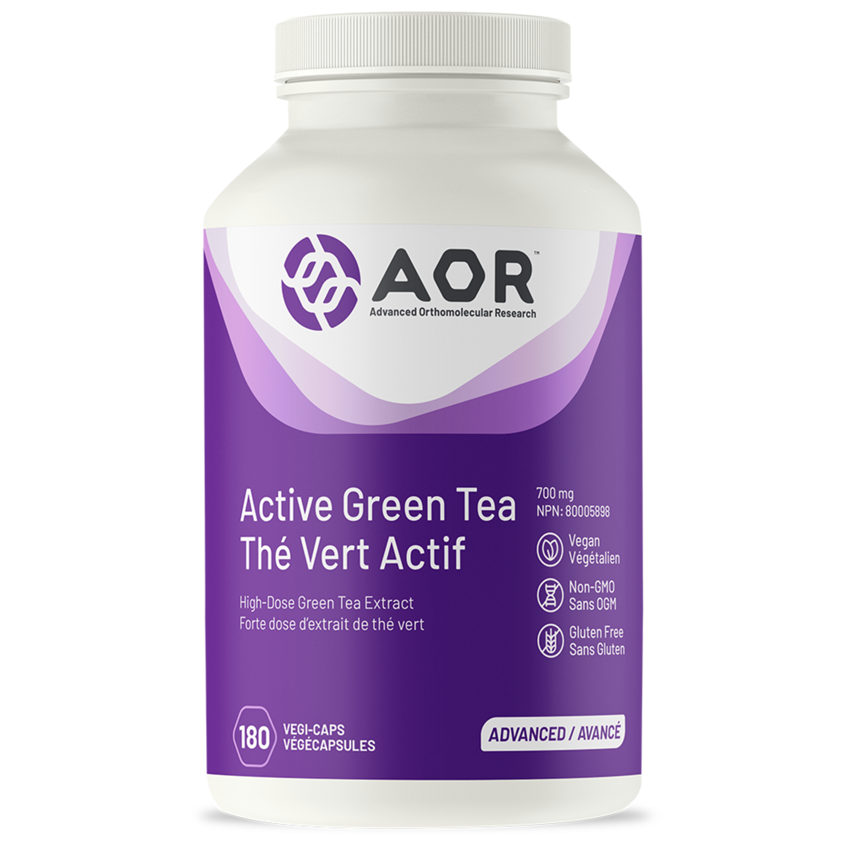 AOR AOR ACTIVE GREEN TEA 180 VEGICAPS