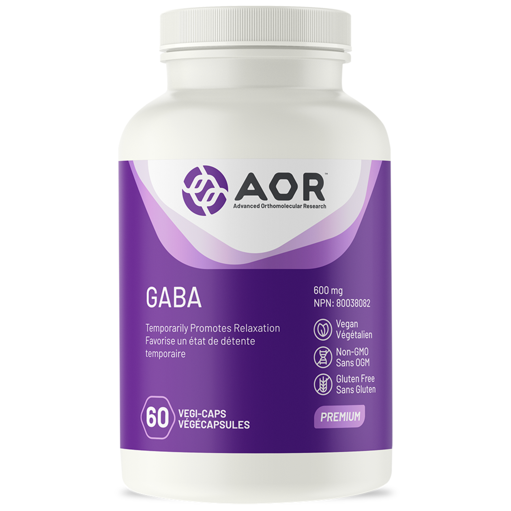 AOR AOR GABA (600MG) 60 VEGICAPS