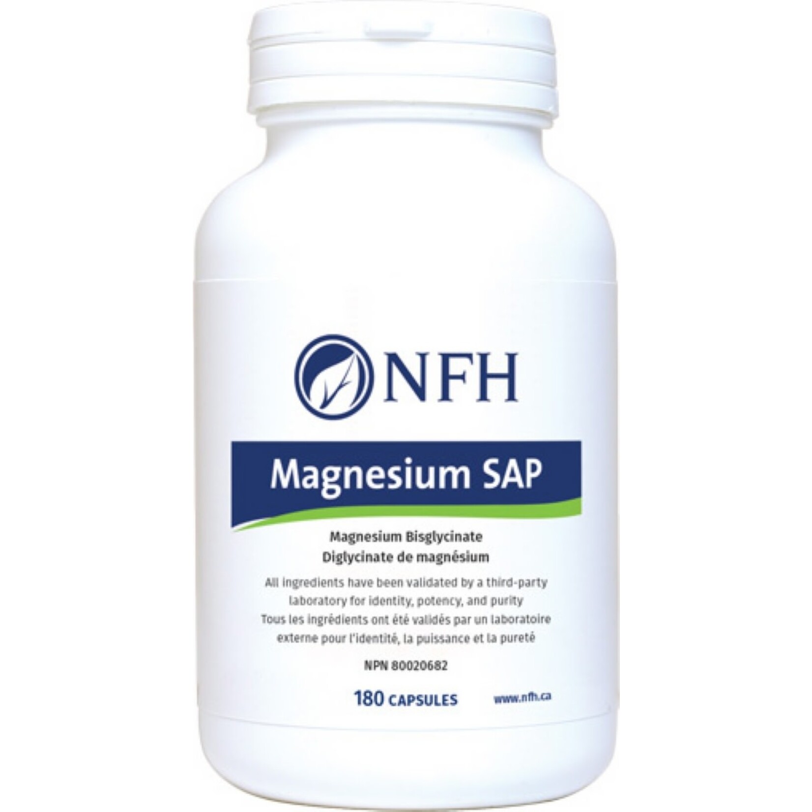 NFH NFH MAGNESIUM SAP (GLYCINATE) 180 VEGICAPS