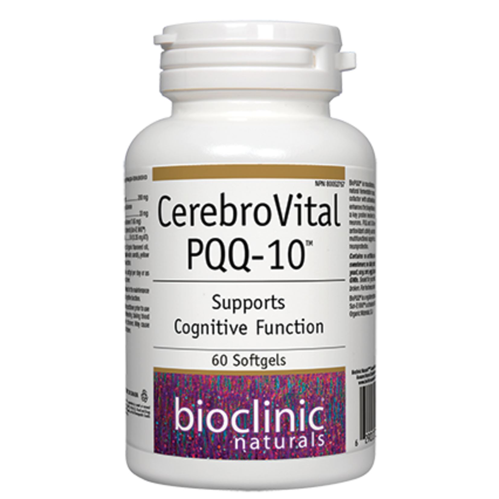 BIO CLINIC BIO CLINIC PQQ-10 (CEREBROVITAL) 60 SOFTGELS