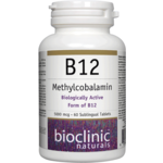 BIO CLINIC BIO CLINIC B12 METHYLCOBALAMIN 5000MCG 60 SUBLINGUAL TABS