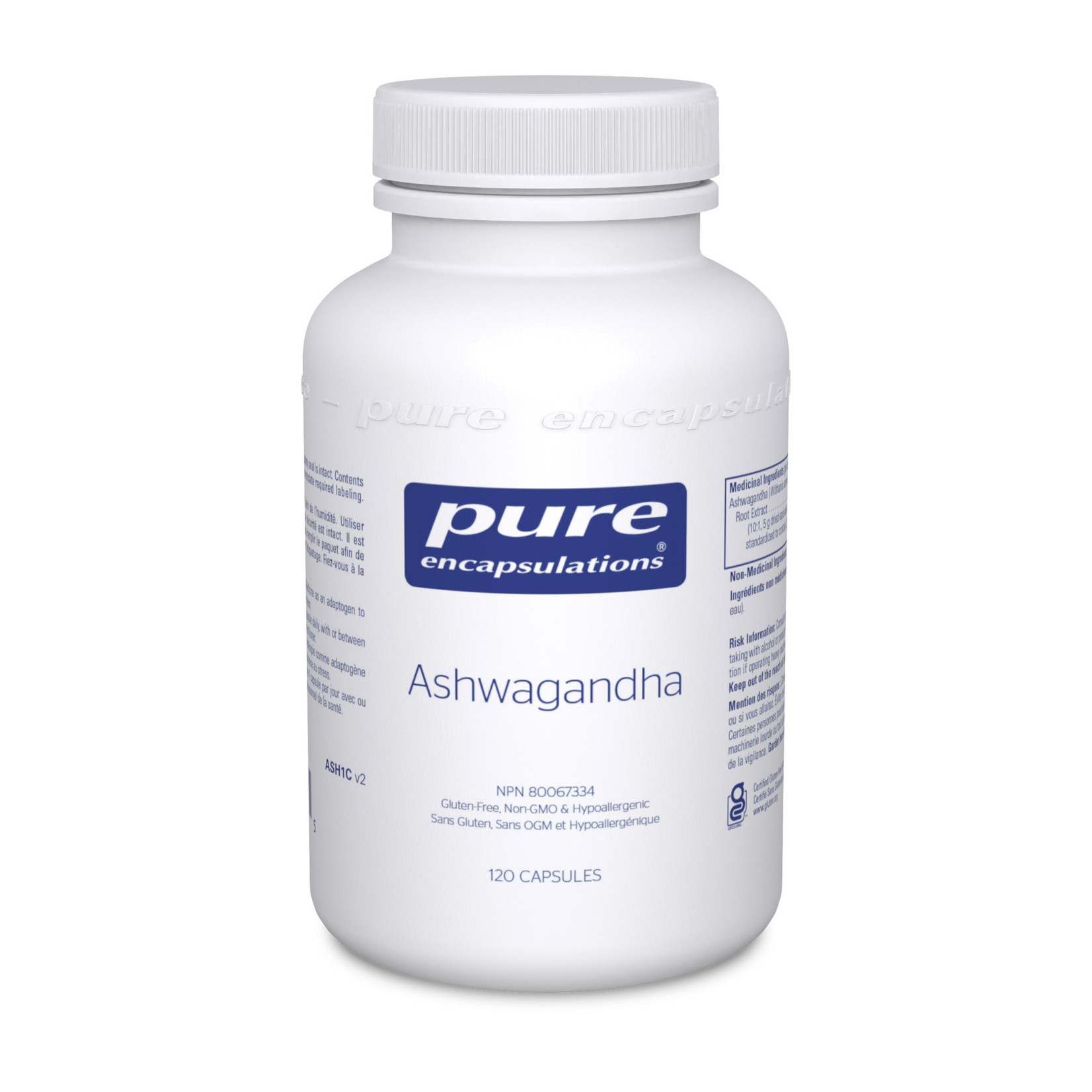 PURE ENCAPSULATIONS PURE ENCAPSULATIONS ASHWAGANDHA 500MG 120CAPS