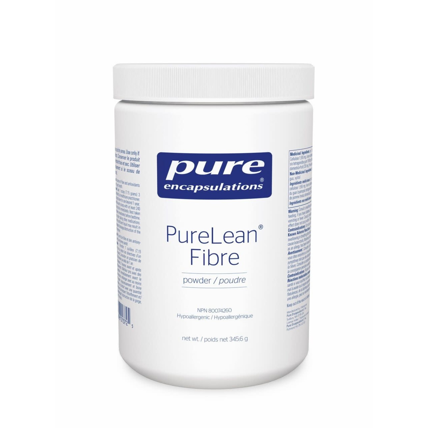 PURE ENCAPSULATIONS PURE ENCAPSULATIONS PURE LEAN FIBRE 345.6G