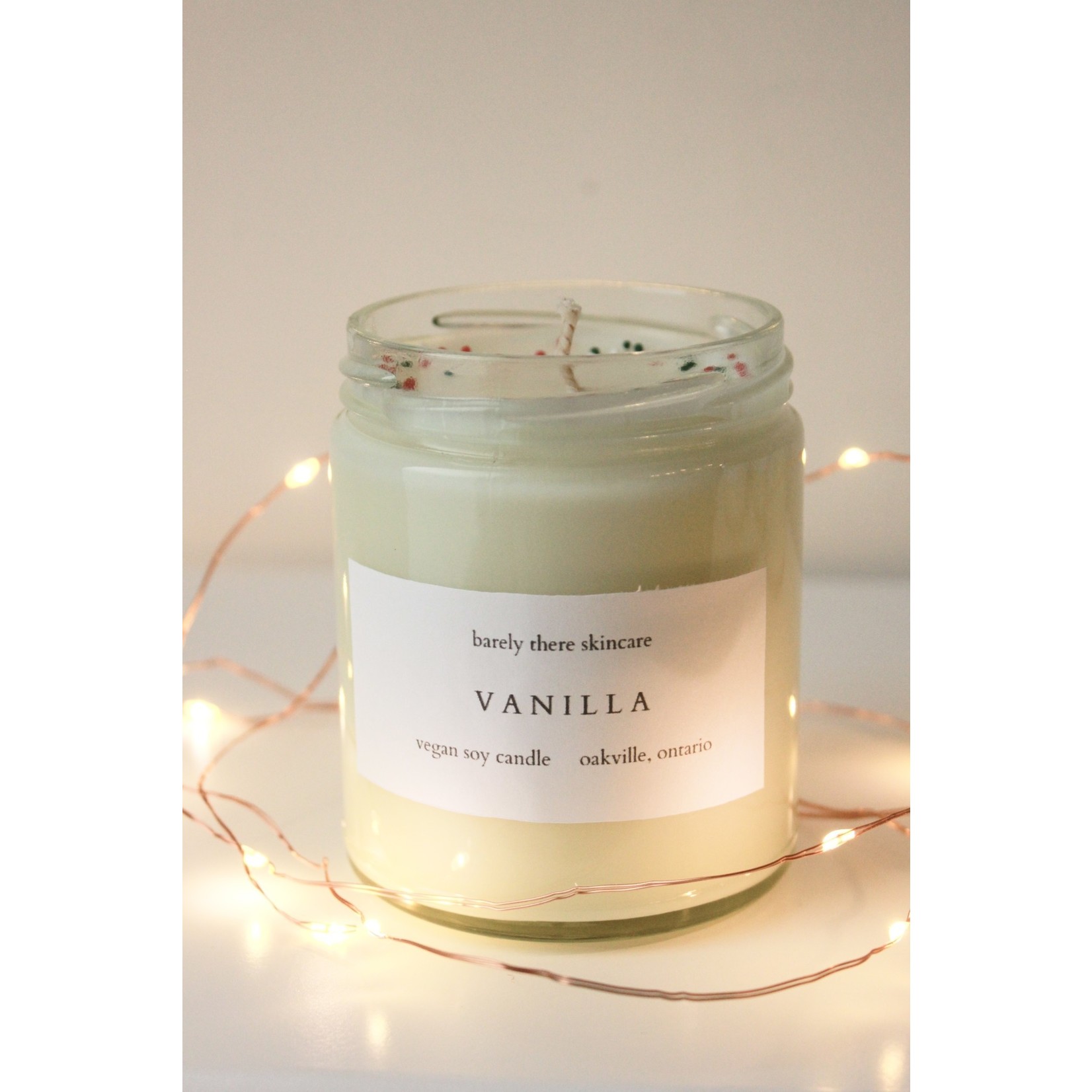 BARELY THERE SKINCARE BARELY THERE VANILLA SOY CANDLE