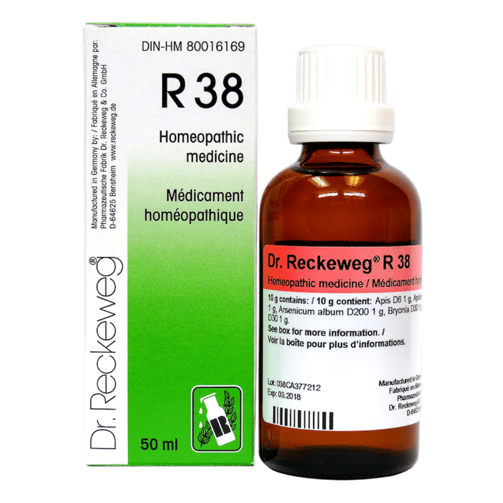 RECKEWEG RECKEWEG R38 50ML