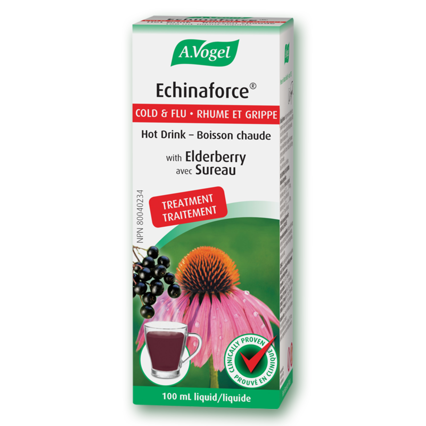 A.VOGEL A.VOGEL ECHINAFORCE EXTRA STRENGTH HOT DRINK WITH ELDERBERRY 100ML