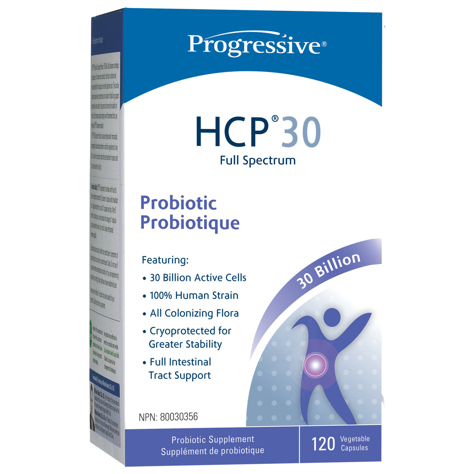 PROGRESSIVE PROGRESSIVE HCP 30 PROBIOTIC 120 VEGICAPS