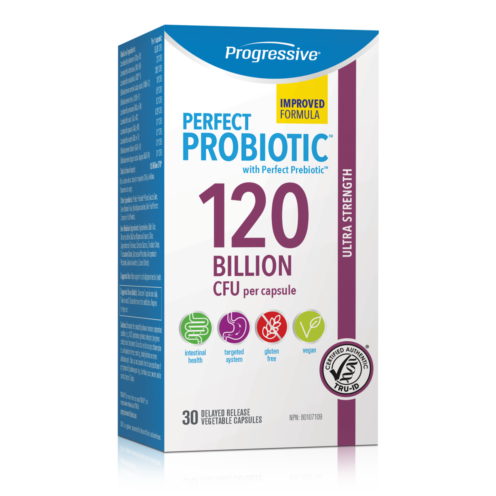 PROGRESSIVE PROGRESSIVE PERFECT PROBIOTIC 120 BILLION 30 CAPS