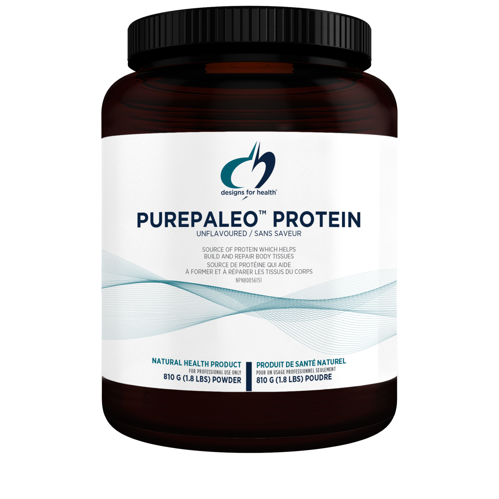 DESIGNS FOR HEALTH DESIGNS FOR HEALTH PURE PALEO PROTEIN UNFLAVOURED 810G