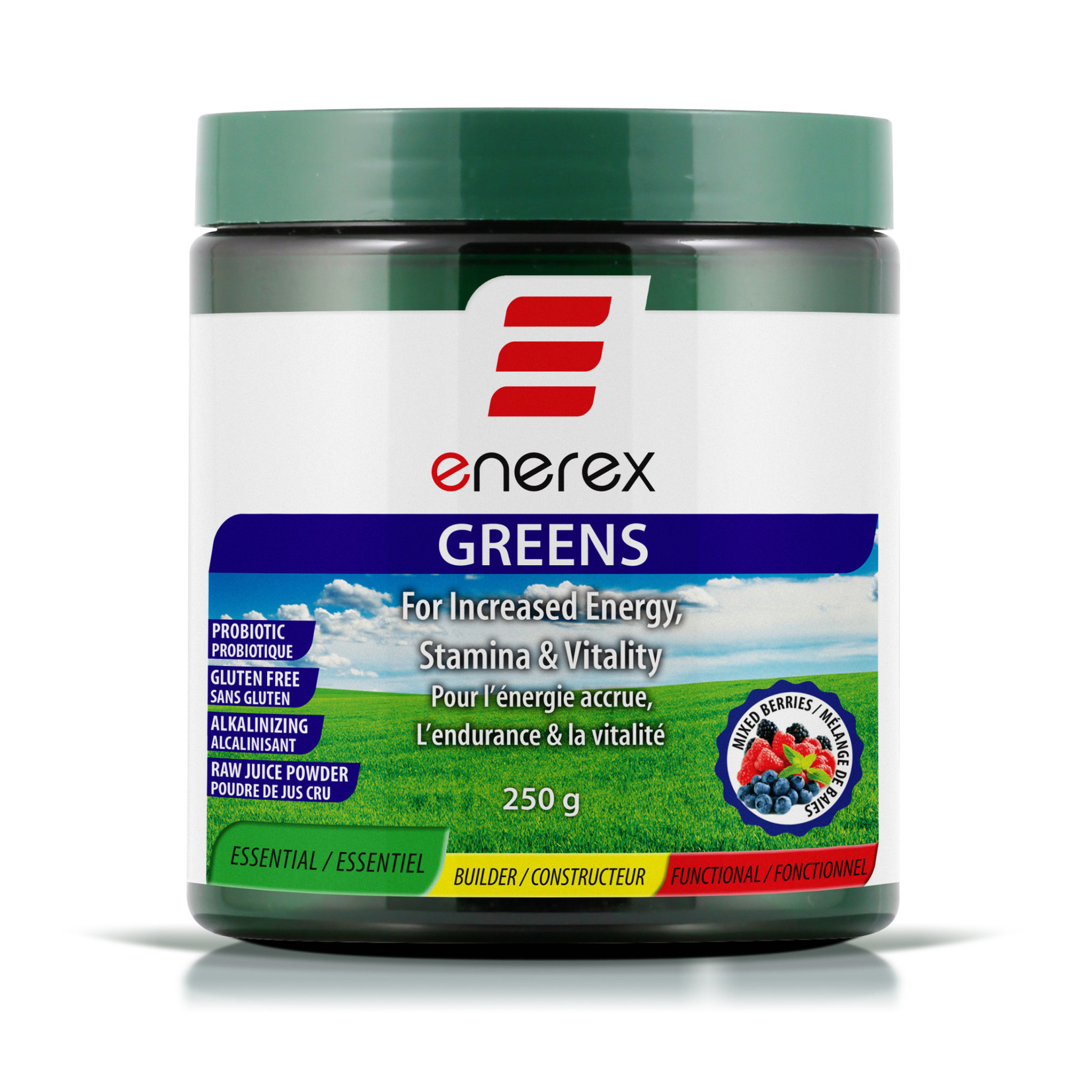 ENEREX ENEREX GREENS MIXED BERRIES (VEGAN) 250G