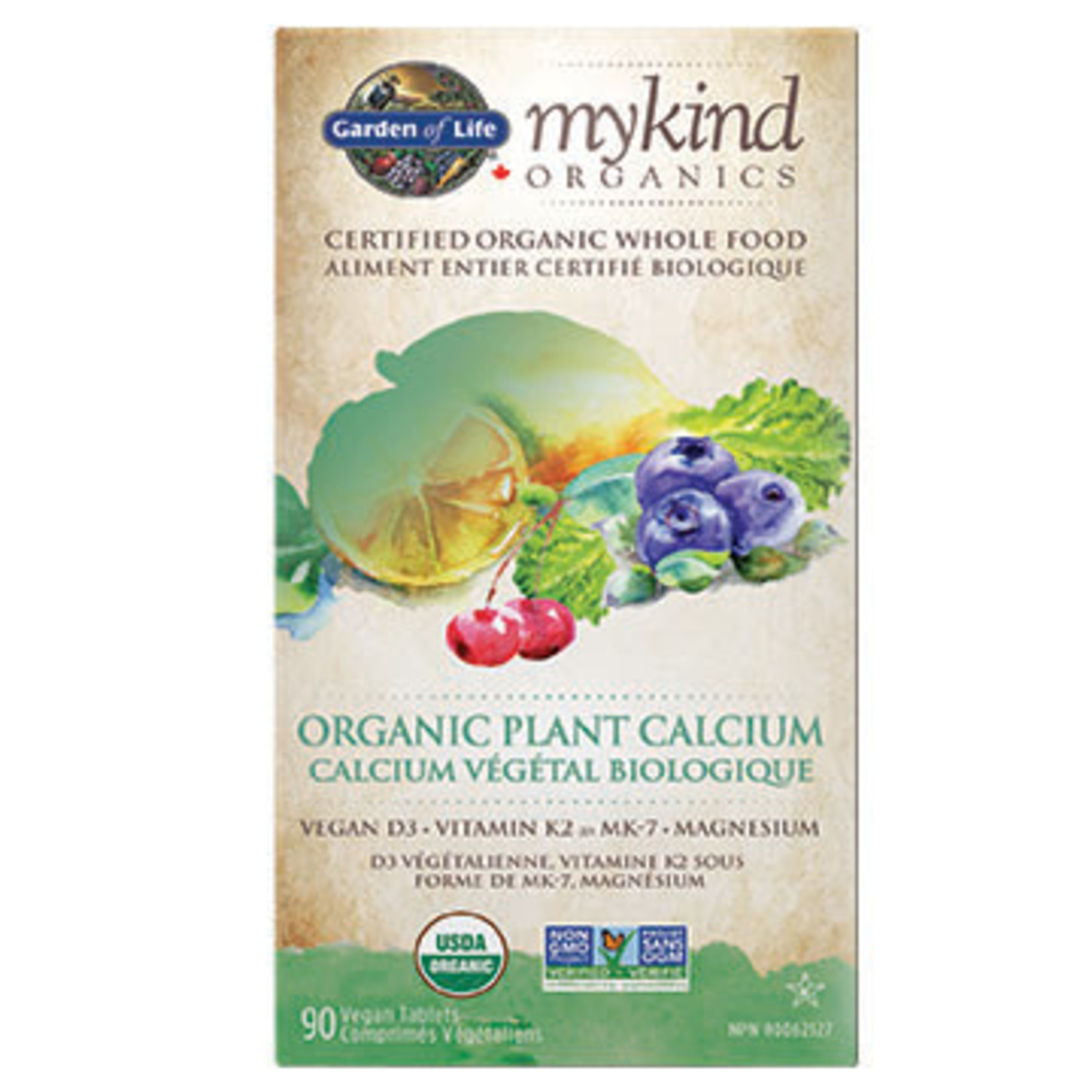 GARDEN OF LIFE GARDEN OF LIFE MYKIND ORGANICS - ORGANIC PLANT CALCIUM 90 VT