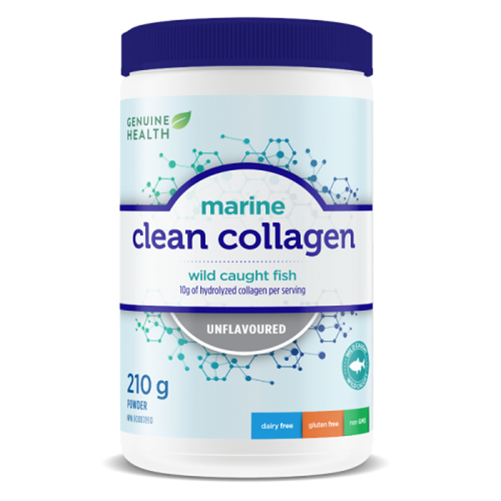 GENUINE HEALTH GENUINE HEALTH MARINE CLEAN COLLAGEN UNFLAVOURED 210G