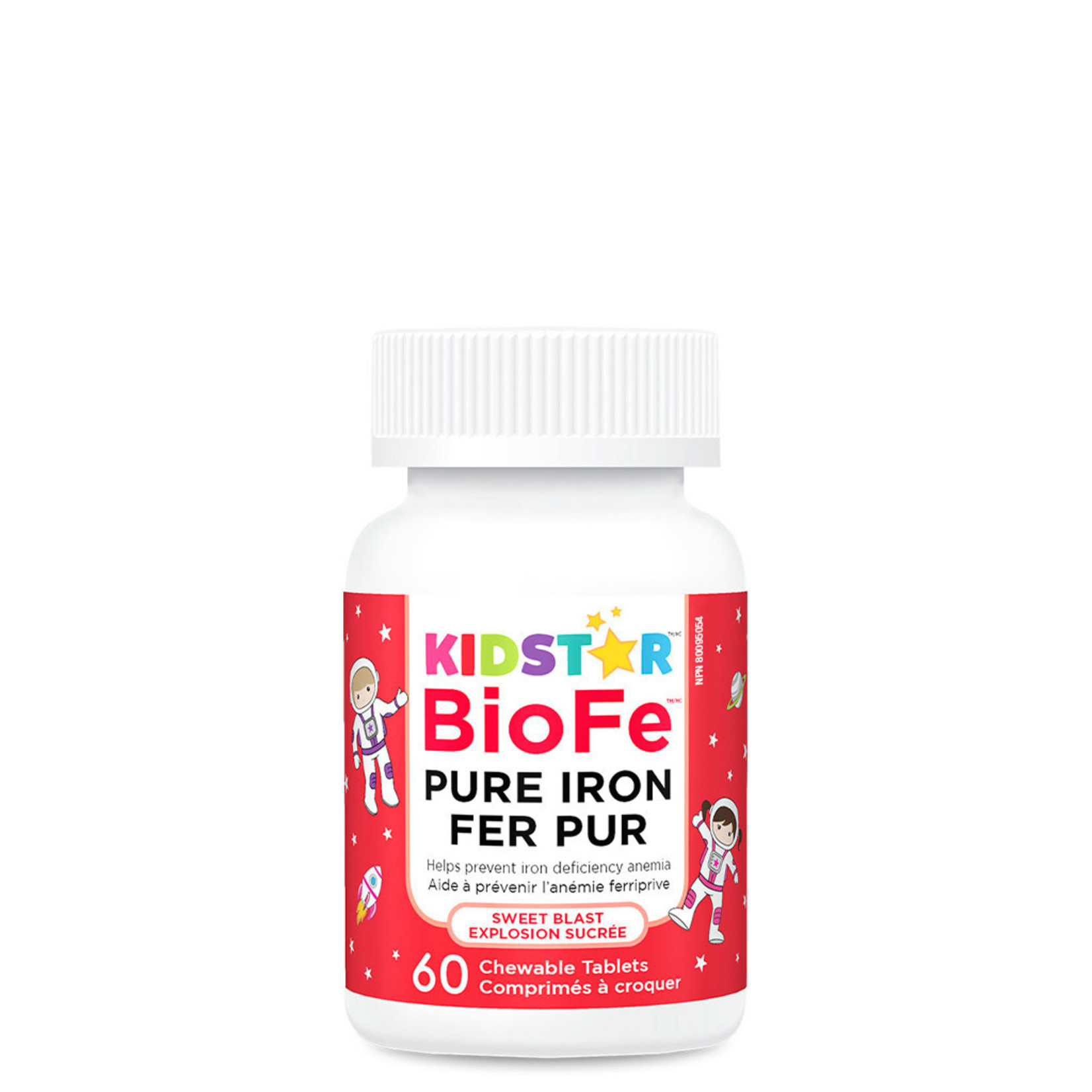 KIDSTAR BIO FE PURE IRON CHEWABLE - SWEET BLAST 60'S