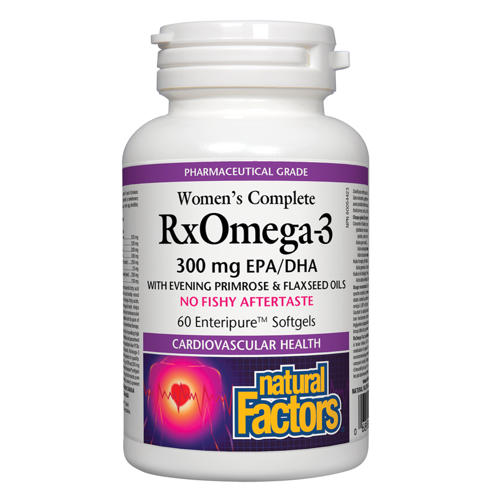 NATURAL FACTORS NATURAL FACTORS RXOMEGA-3 WOMEN'S COMPLETE - 300MG - 60 ENTERIPURE SOFTGELS