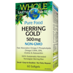 WHOLE EARTH & SEA WHOLE EARTH & SEA HERRING GOLD 500MG 60 SOFTGELS