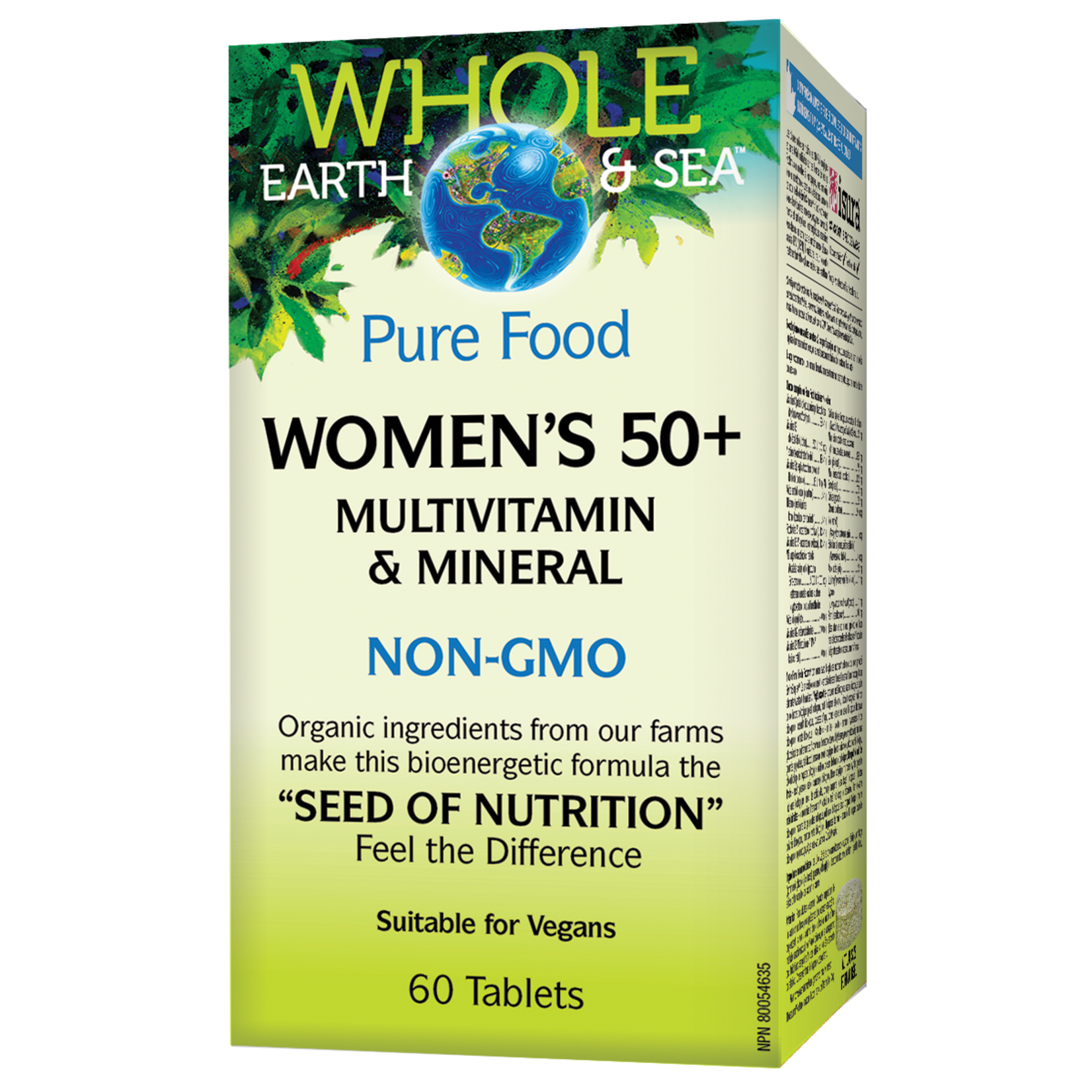 WHOLE EARTH & SEA WHOLE EARTH & SEA WOMEN'S 50+ MULTIVITAMIN & MINERAL 60 TABS