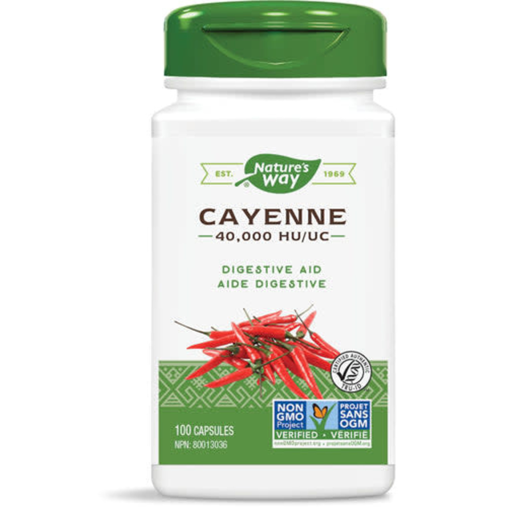 NATURES WAY NATURE'S WAY CAYENNE PEPPER 40,000 HU / 100 CAPS