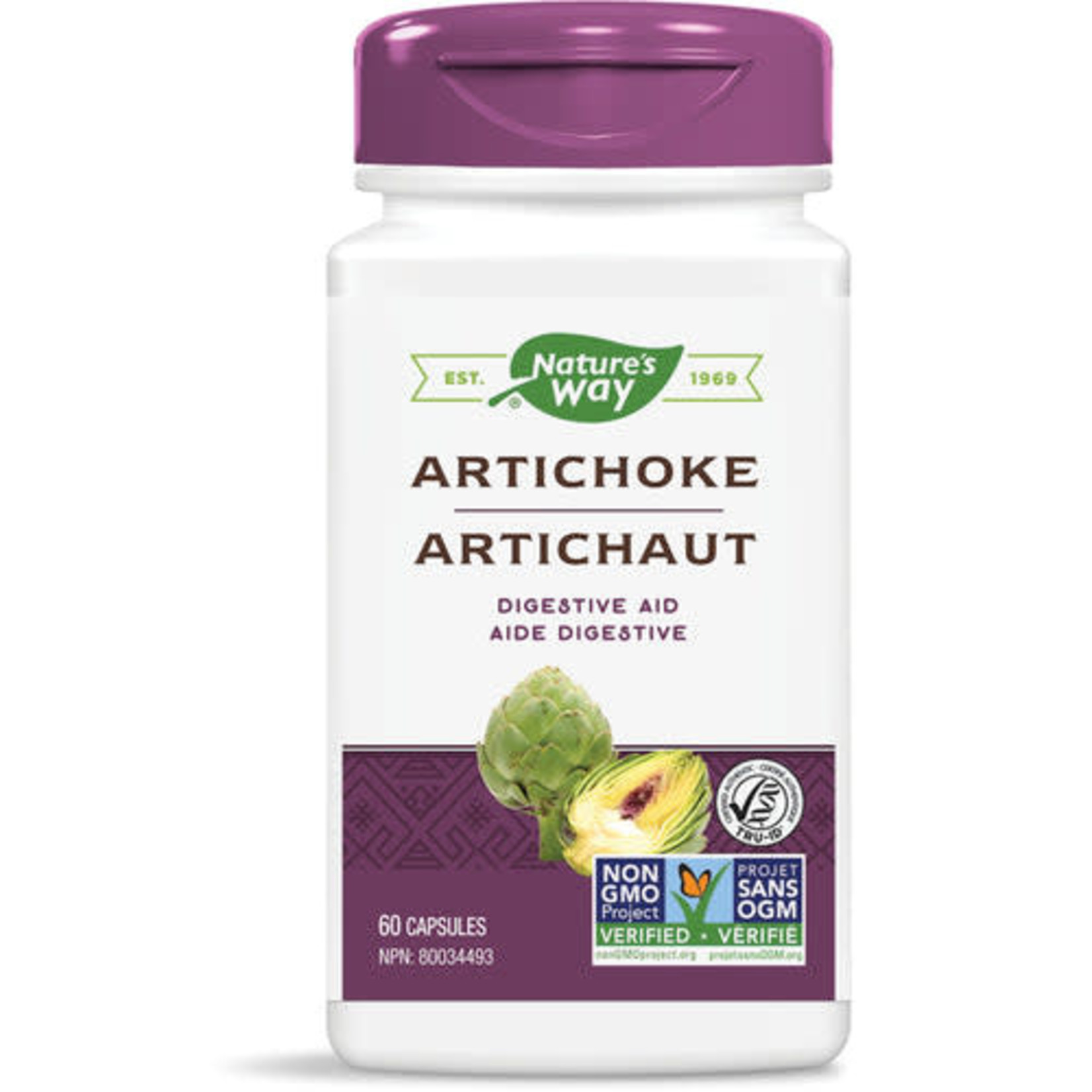 NATURES WAY NATURE'S WAY ARTICHOKE 60 VEGICAPS