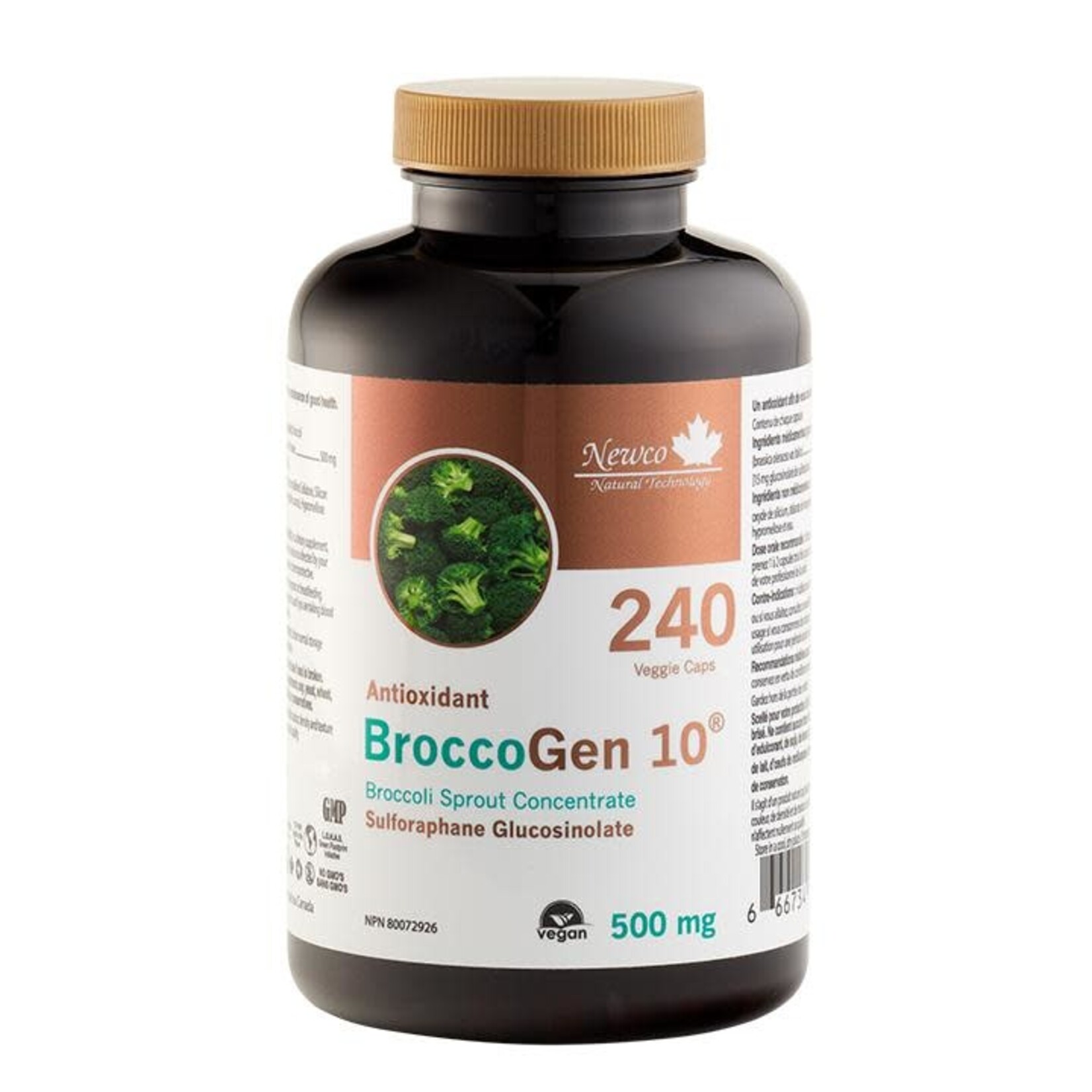 NEWCO NEWCO BROCCOGEN 10  500MG (30MG SULFORAPHANE) 240 CAPS