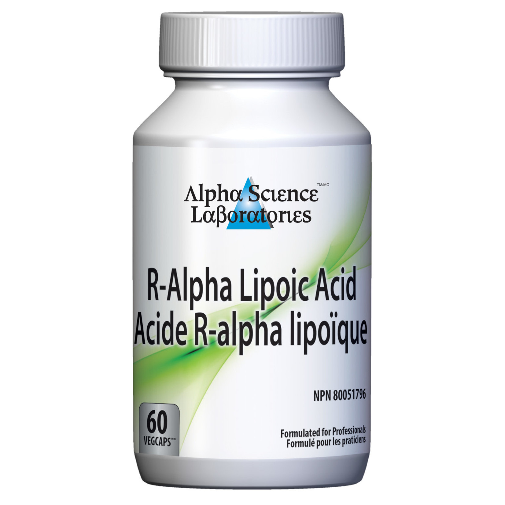 ALPHA SCIENCE LABORATORIES ALPHA SCIENCE LABS R-ALPHA LIPOIC ACID 25 60 VEGICAPS