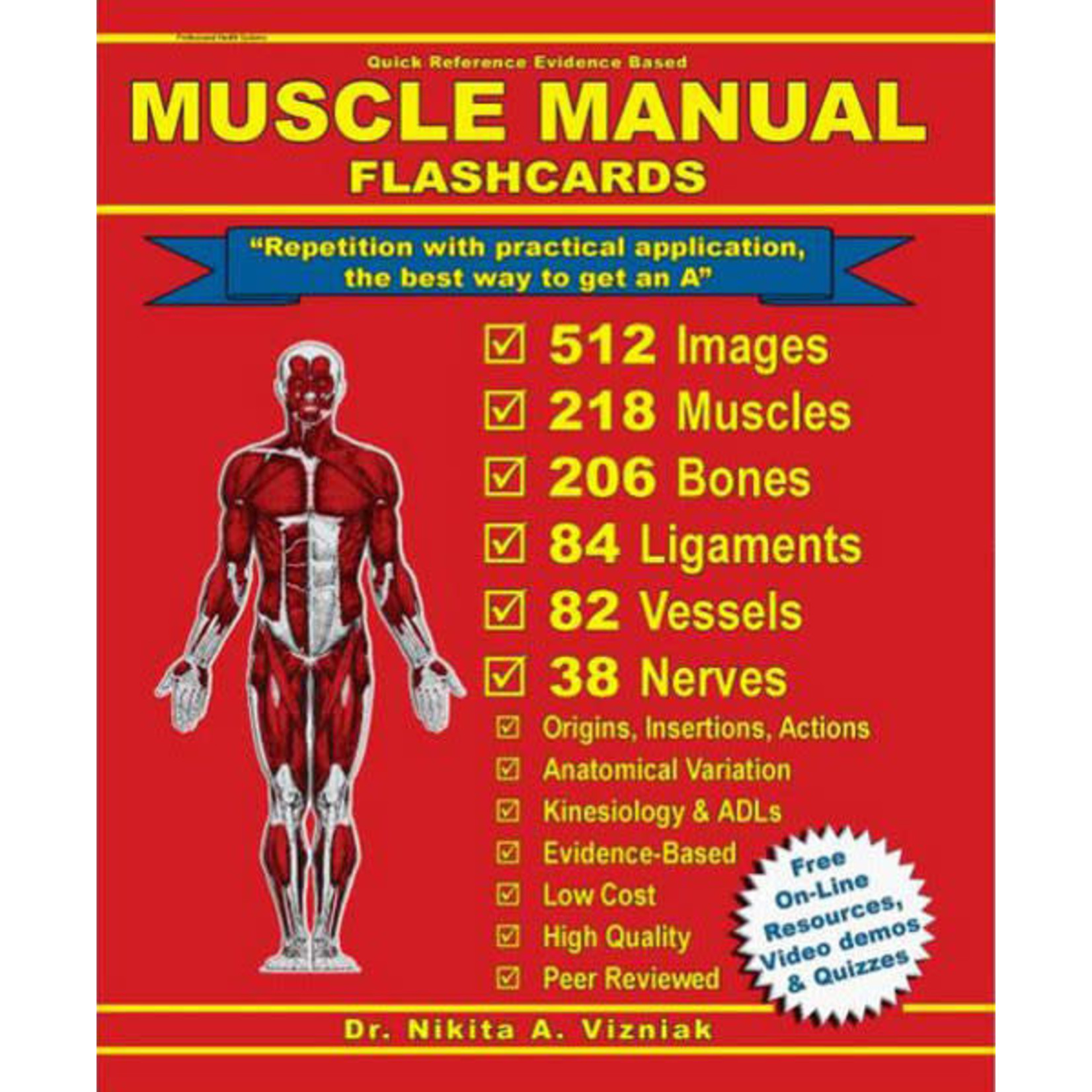 PROHEALTHSYS PROHEALTHSYS MUSCLE MANUAL FLASHCARDS