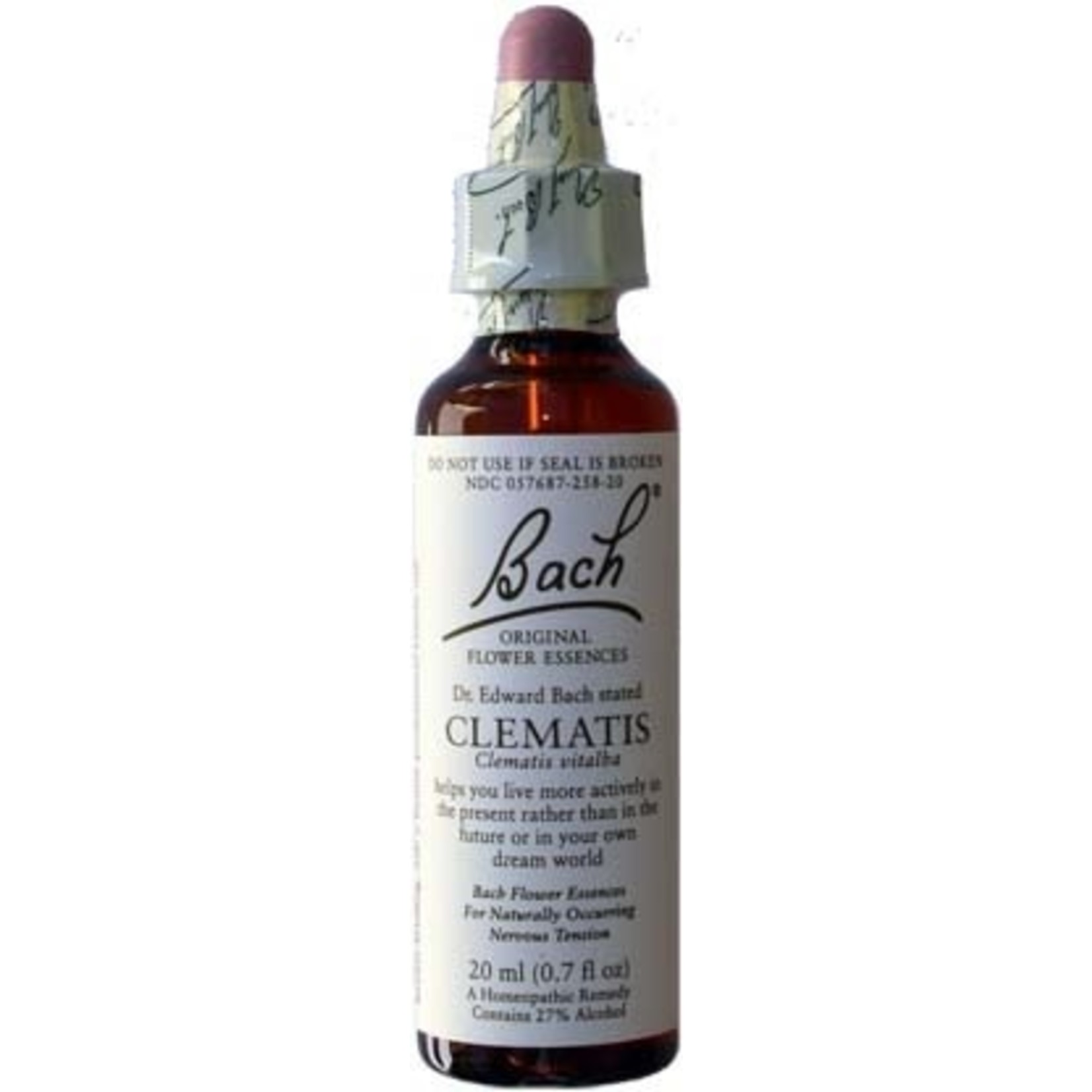 BACH FLOWER REMEDIES BACH FLOWER CLEMATIS 20ML