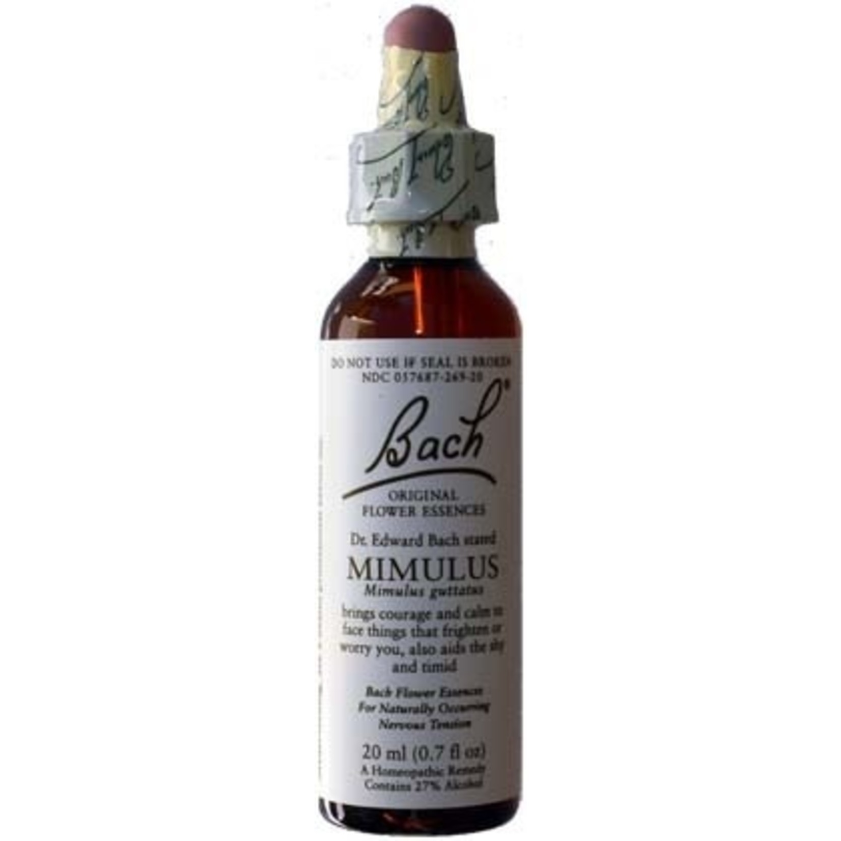 BACH FLOWER REMEDIES BACH FLOWER MIMULU FLOWER ESSENCE 20ML