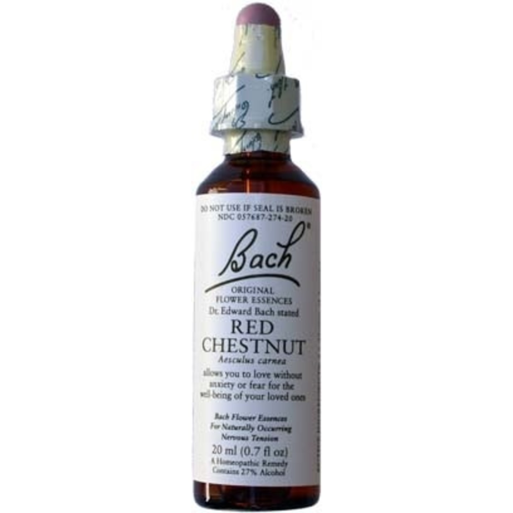 BACH FLOWER REMEDIES BACH FLOWER RED CHESTNUT 20ML
