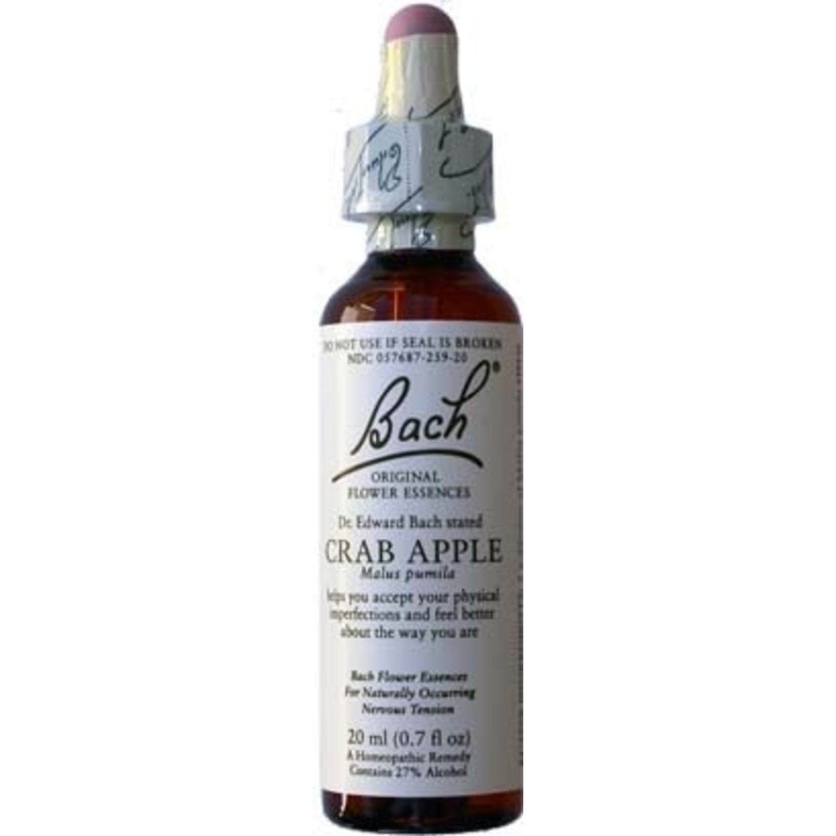 BACH FLOWER REMEDIES BACH FLOWER CRAB APPLE 20ML