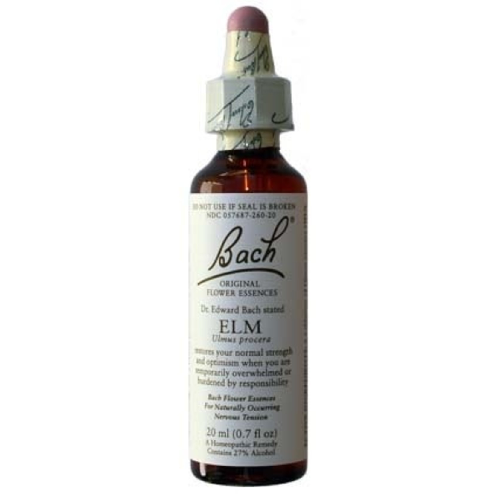BACH FLOWER REMEDIES BACH FLOWER ELM 20ML