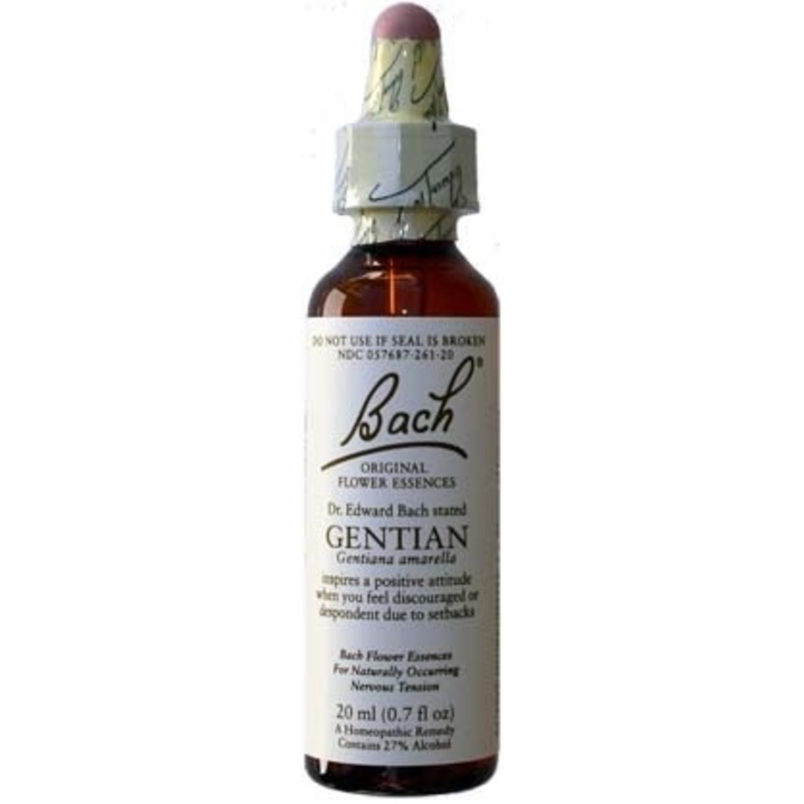 BACH FLOWER REMEDIES BACH FLOWER GENTIAN 20ML