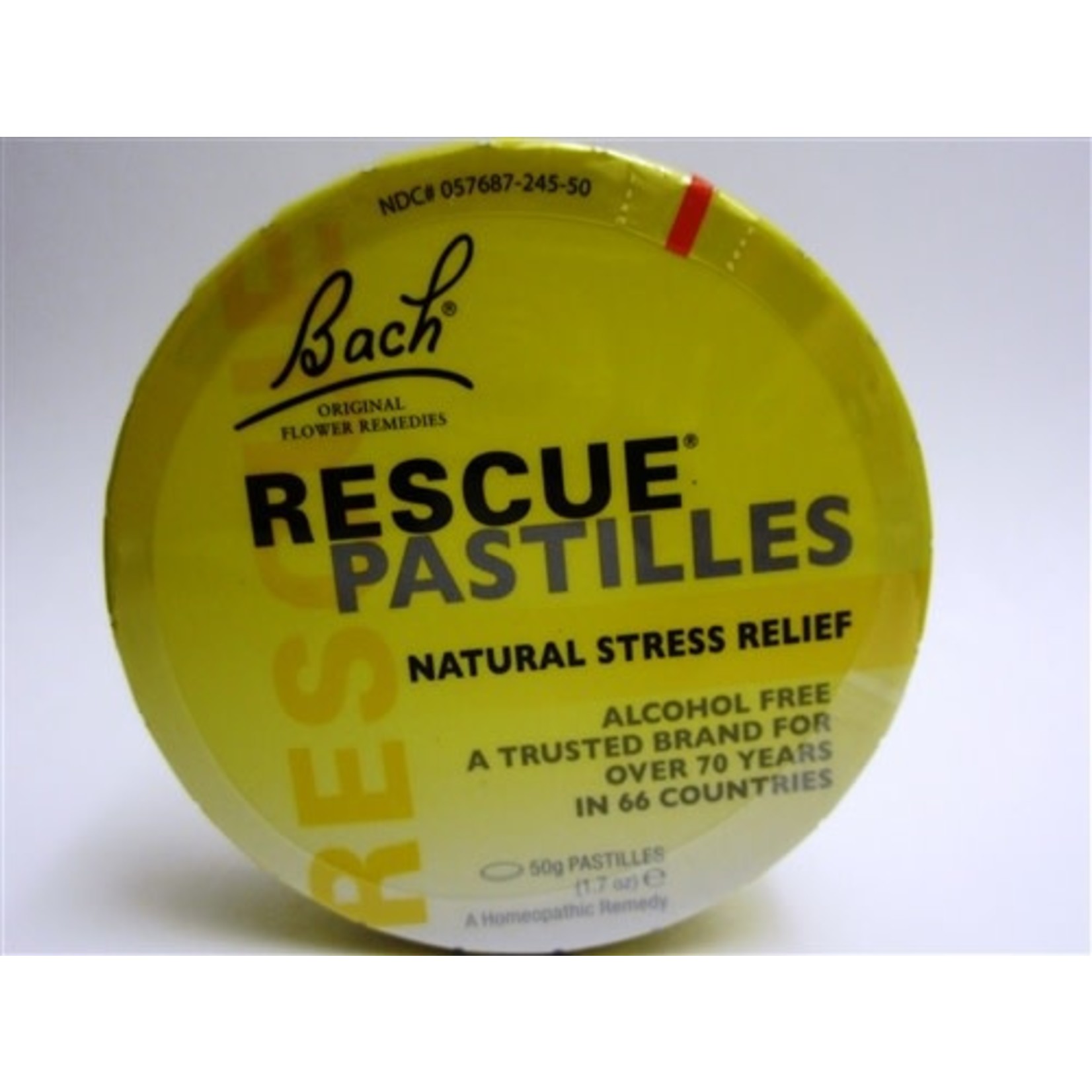 BACH FLOWER REMEDIES BACH RESCUE PASTILLES 50G (35 PASTILLES) - ORANGE ELDERBERRY