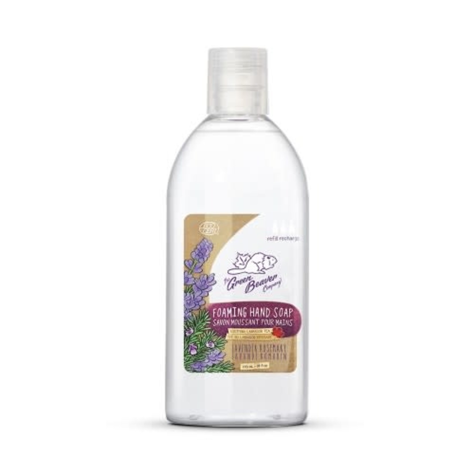 GREENBEAVER GREEN BEAVER FOAMING HAND SOAP - REFILL - LAVENDER ROSEMARY - 500ML