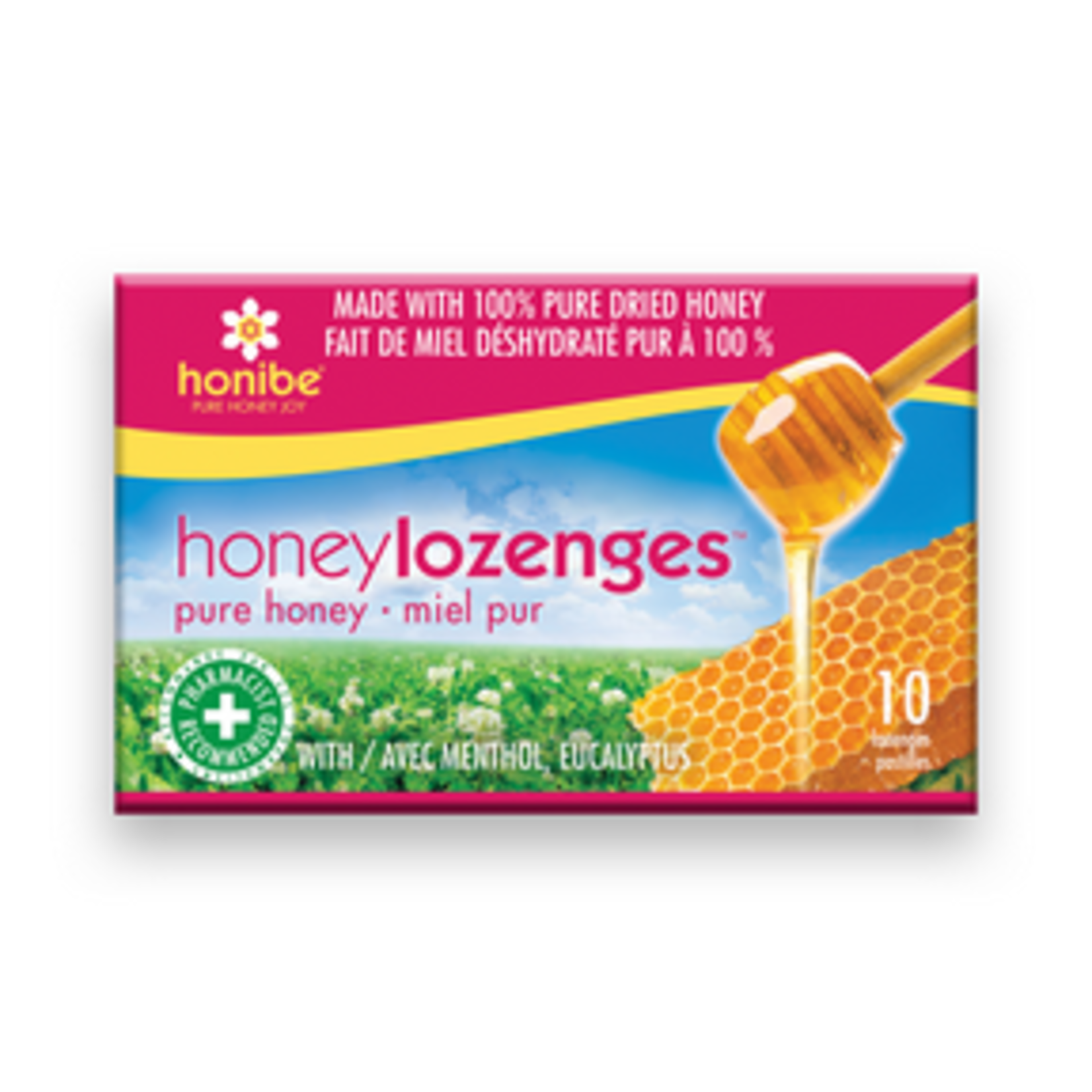 HONIBE HONIBE HONEY PURE  & MINT 10 LOZENGES