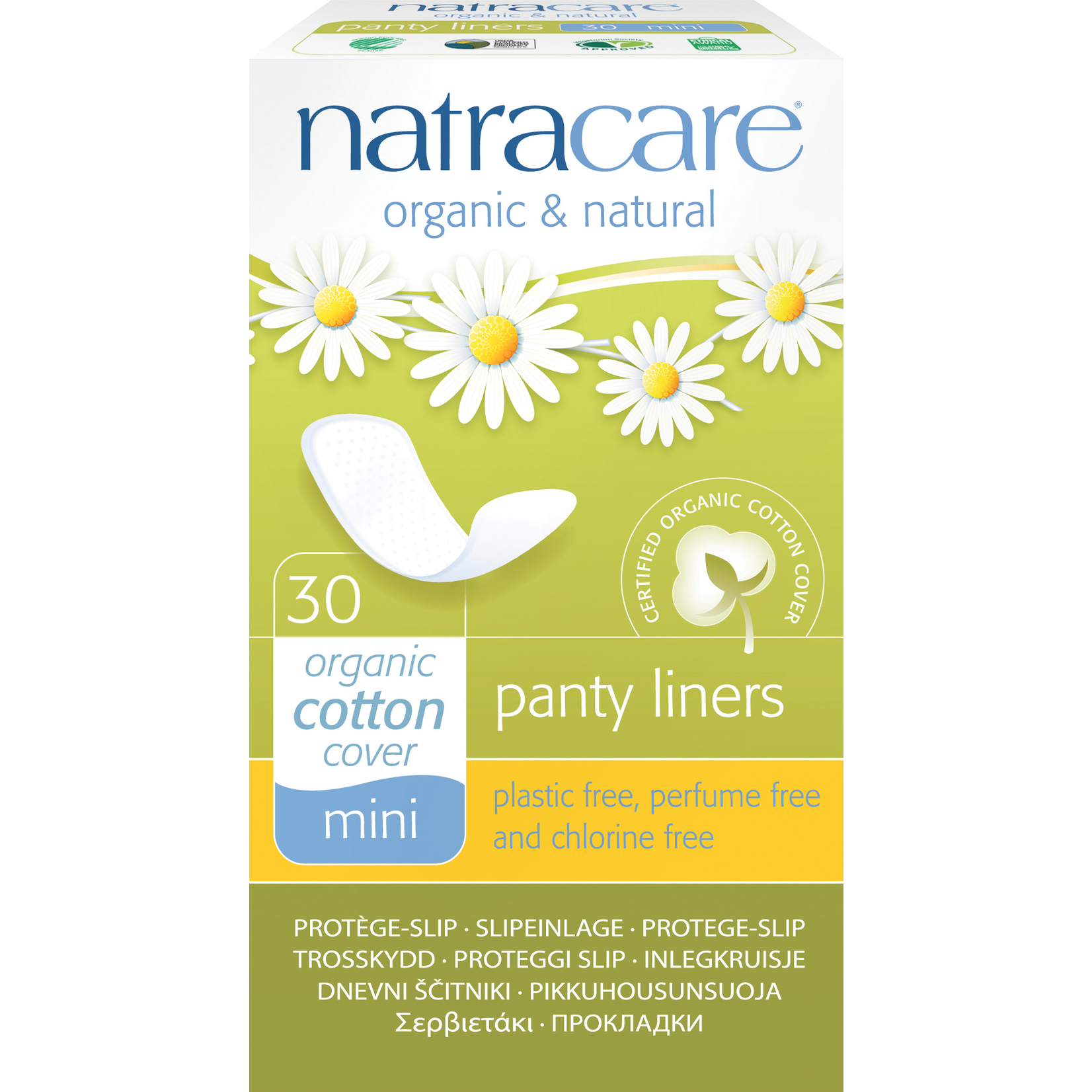 NATRA CARE NATRACARE PANTY LINERS-MINI - NO WINGS 30 COUNT