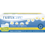 NATRA CARE NATRACARE TAMPONS - REGULAR - NO APPLICATOR 20 COUNT