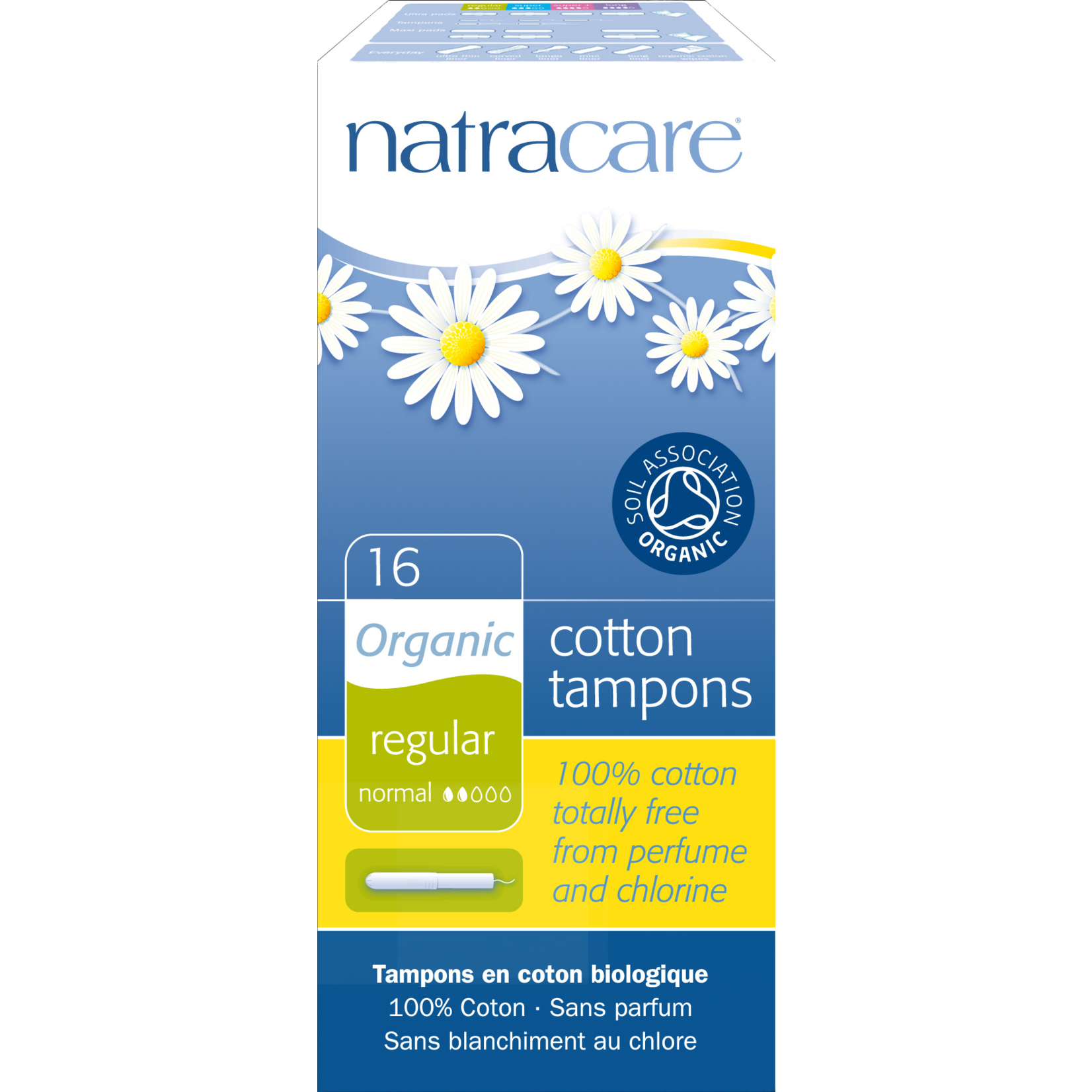 NATRA CARE NATRACARE TAMPONS - REGULAR - WITH APPLICATOR 16 COUNT