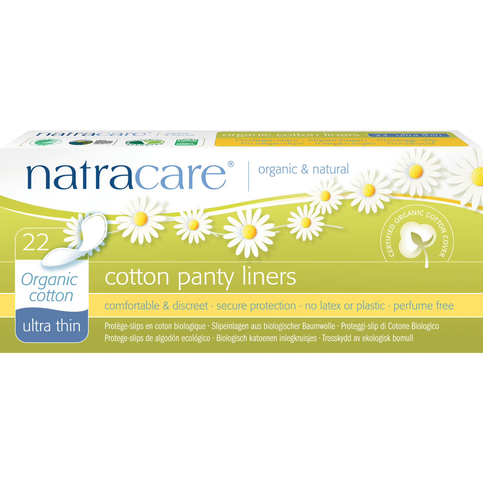 NATRA CARE NATRACARE PANTY LINER - ULTRA THIN - NO WINGS 22 COUNT