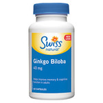 SWISS NATURAL SWISS NATURAL GINKGO BILOBA 40MG 60 CAPS