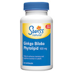 SWISS NATURAL SWISS NATURAL GINKGO BILOBA PHYTOLIPID 100MG 60 CAPS