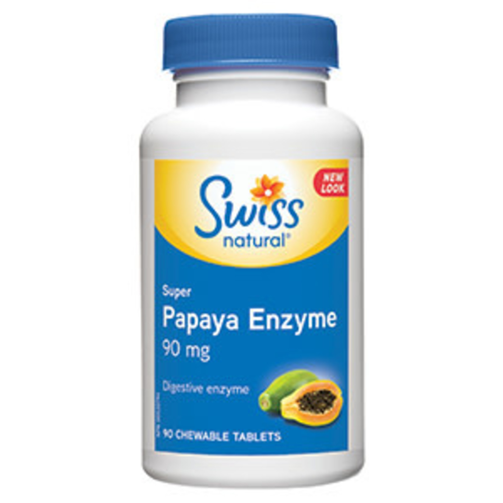 SWISS NATURAL SWISS NATURAL SUPER PAPAYA ENZYME 200 CHEWABLE TABS