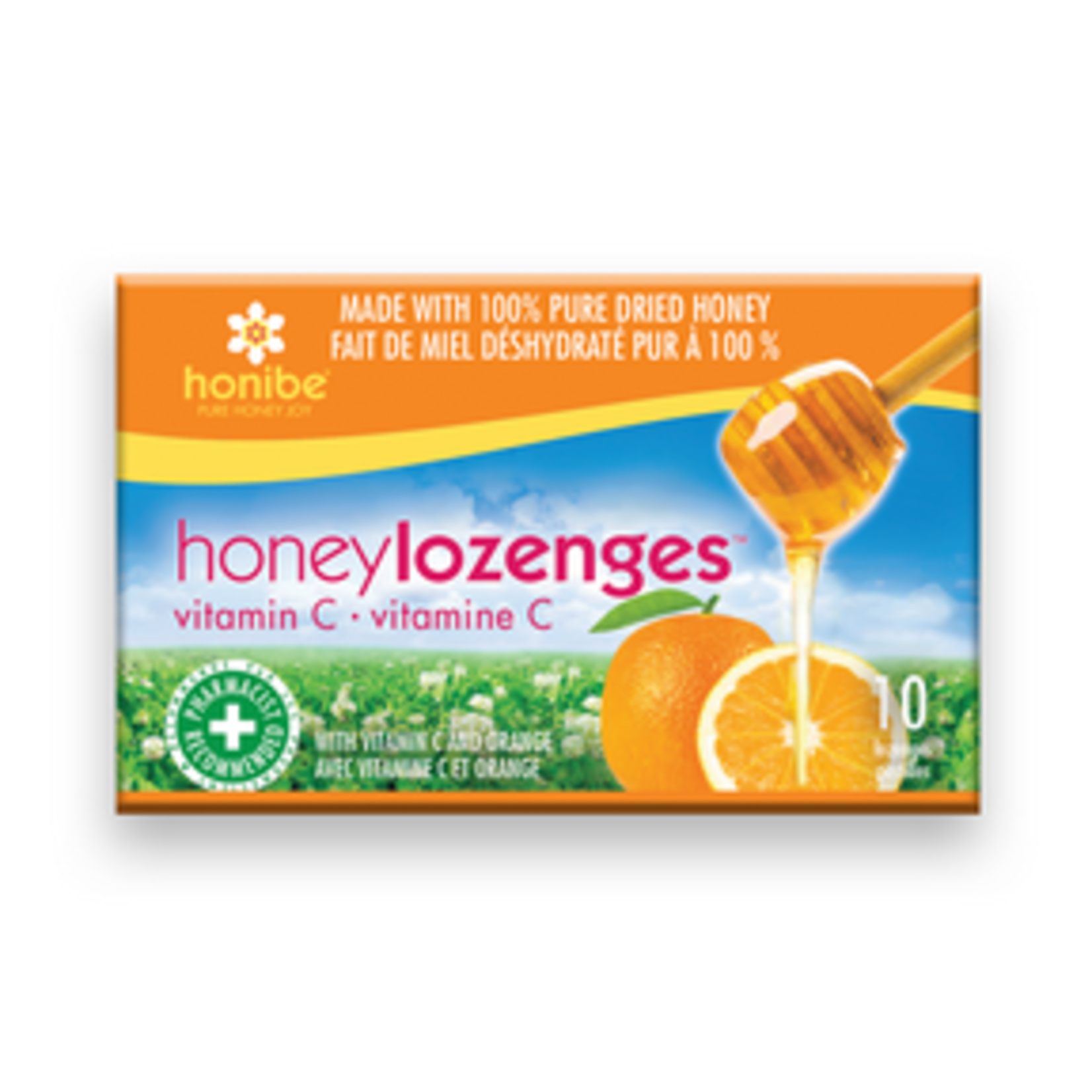 HONIBE HONIBE HONEY VIT C & ORANGE 10 LOZENGES