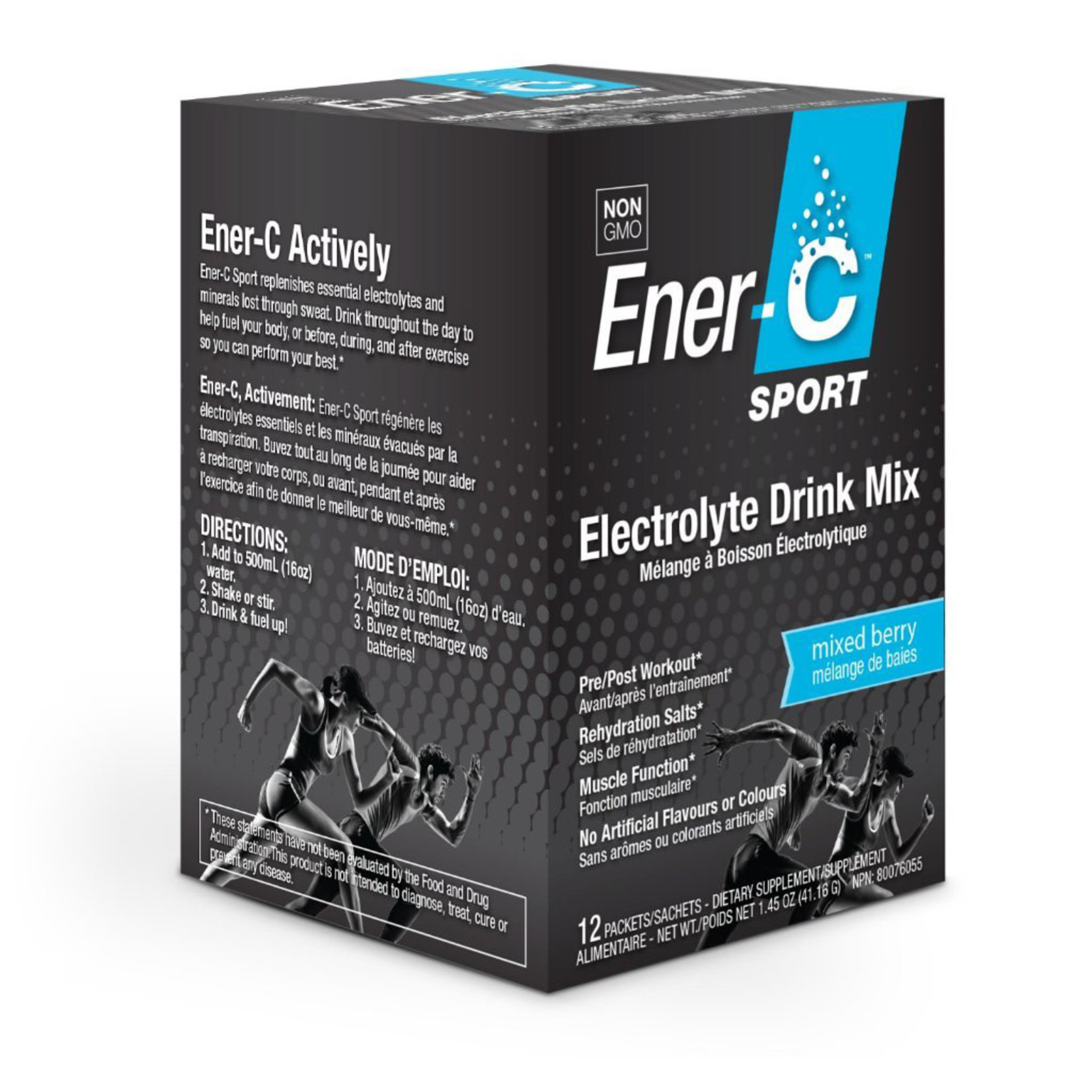 ENER-C ENER-C ELECTROLYTE  SPORT DRINK MIX MIXED BERRY 12PK/BOX