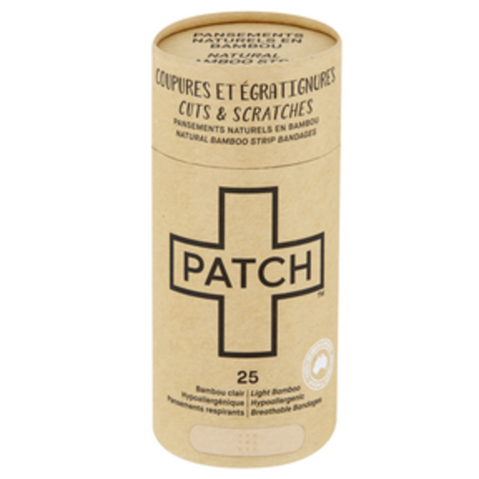 PATCH PATCH NATURAL ADHESIVE BANDAGES 25PK