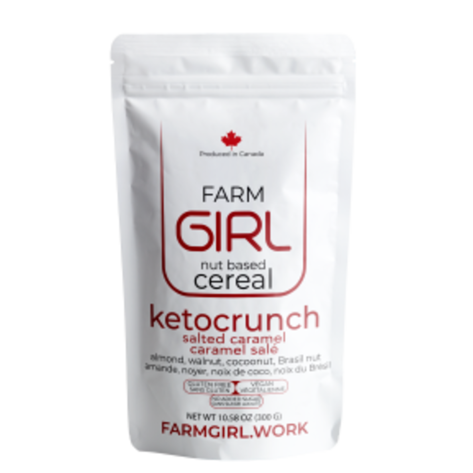 FARM GIRL FARM GIRL KETOCRUNCH SALTED CARAMEL GRANOLA 300G