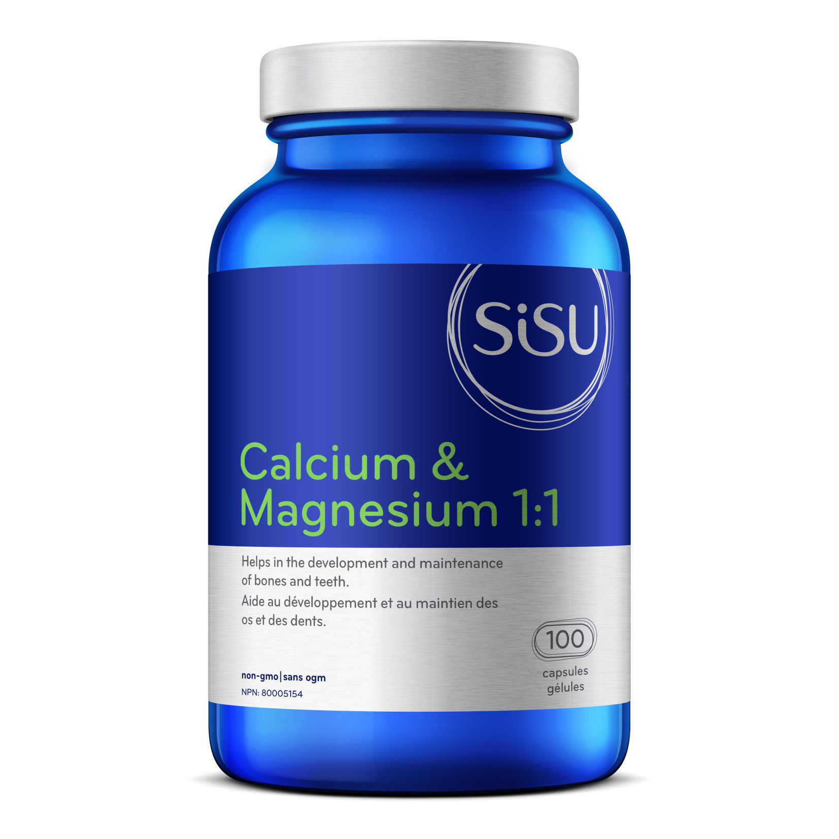 SISU SISU CALCIUM & MAGNESIUM 1:1 WITH VITAMIN D3 100 CAPS