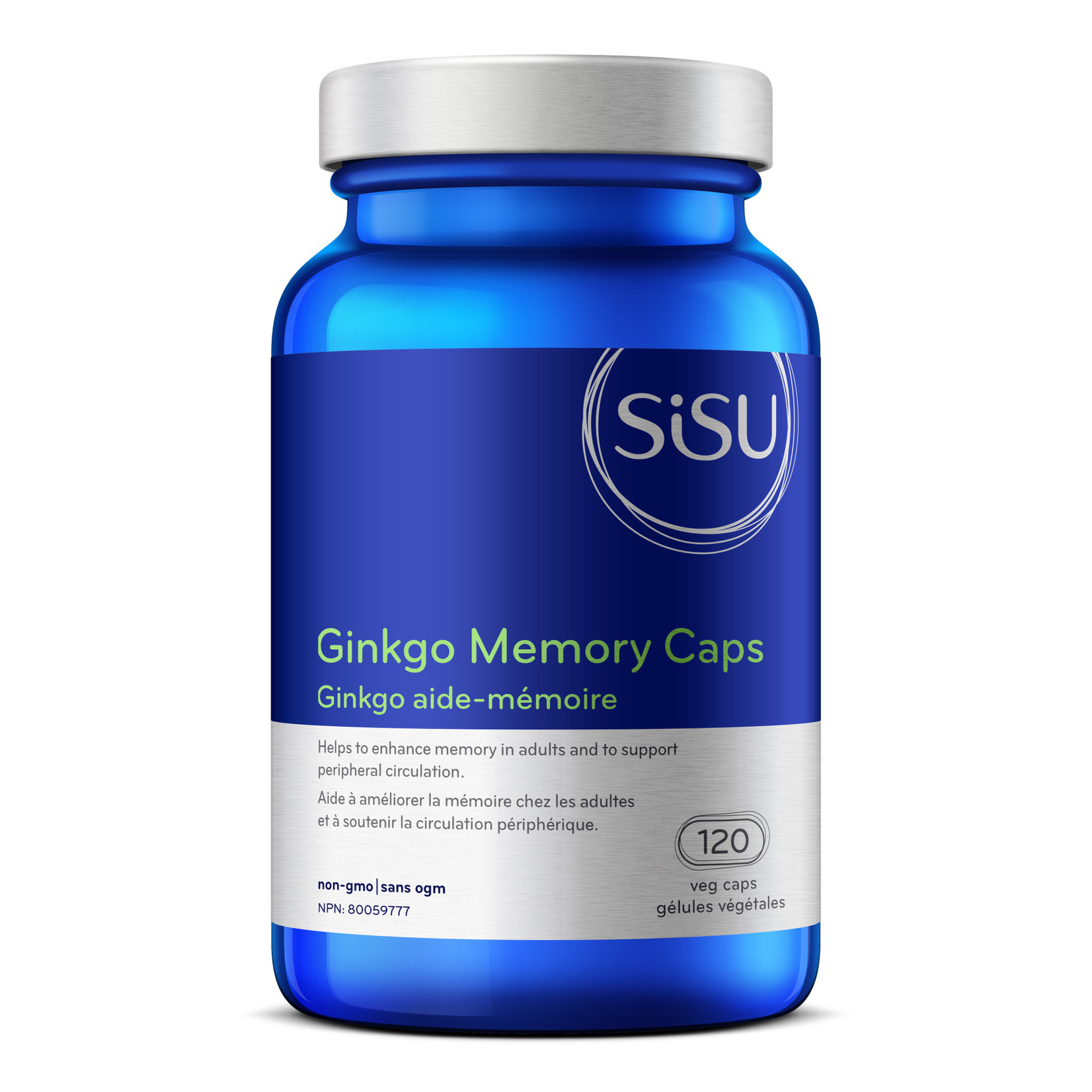 SISU SISU GINKGO MEMORY CAPS 120 VEGICAPS